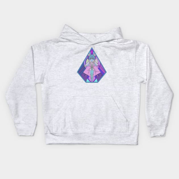 Stained Glass She-Ra Kids Hoodie by Oz & Bell